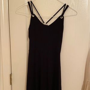 black garage dress